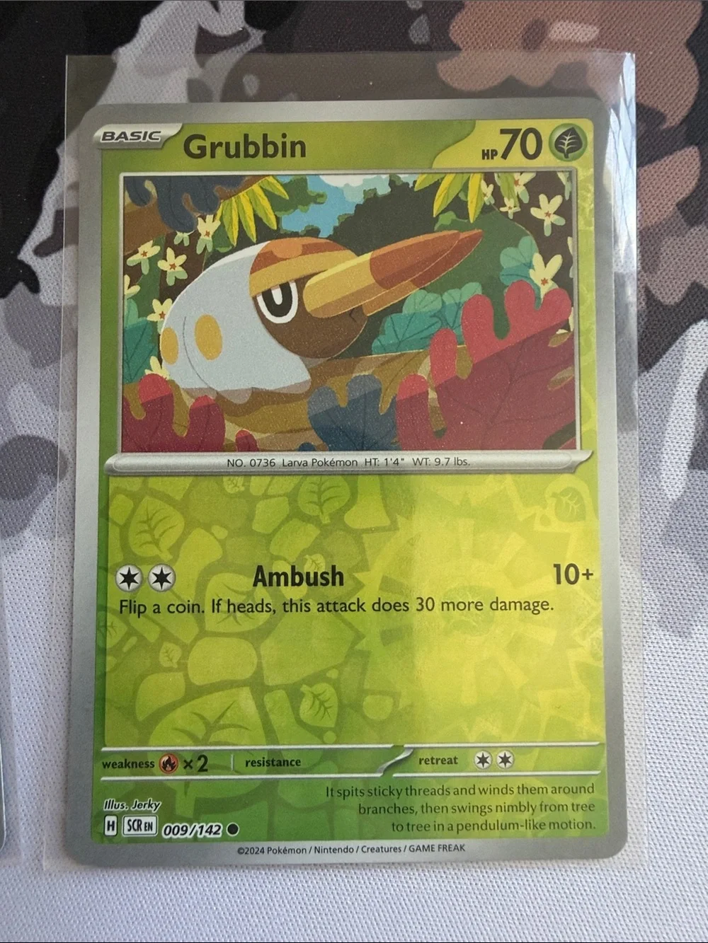 Grubbin & Charjabug Pokémon Lot | Radiant Reverse Holo Cards ✨5/$25✨
